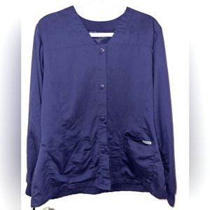 Grey’s Anatomy Navy Scrub Jacket Size Large